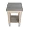 International Concepts Rectangle Shaker Plant Stand, 15 W, 15 L, 24 in H, Wood, Unfinished 3073 - alternate 3